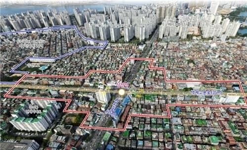 삼전 지구단위계획구역.