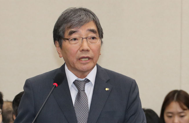 윤석헌 금융감독원장.
