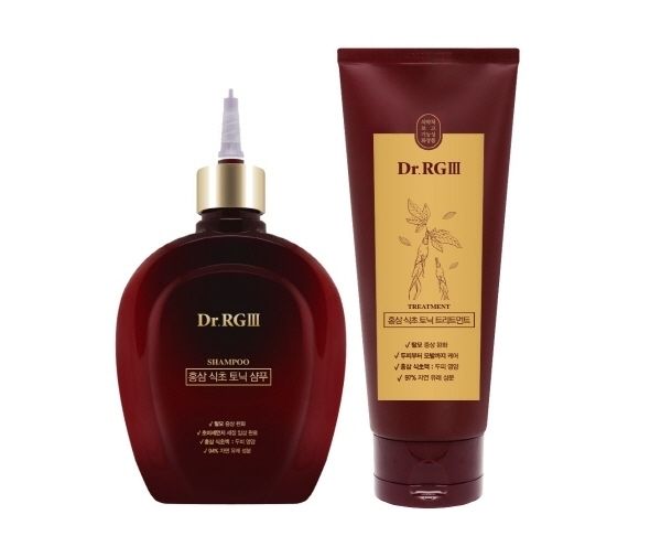 사진=Dr.RGIII 홍삼식초 토닉 샴푸&트리트먼트 (코스모코스 제공)