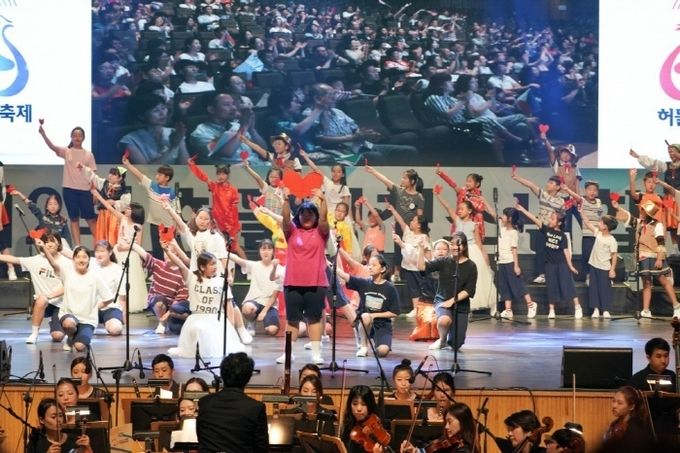 제2회 허들링청소년합창축제 모습. 사진=밝은청소년