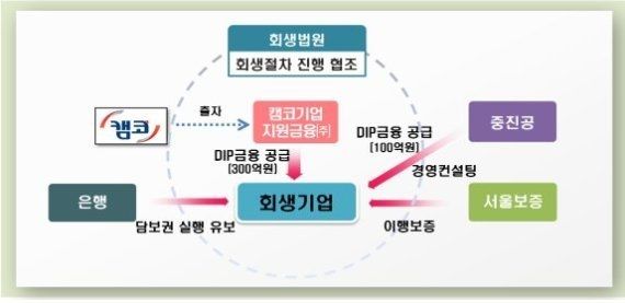 DIP금융 등 회생기업 지원 구조