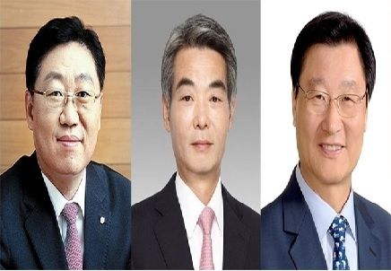 (왼쪽부터) 나재철 대신증권 대표이사, 신성호 전 IBK투자증권 대표이사, 정기승 KTB자산운용 부회장.