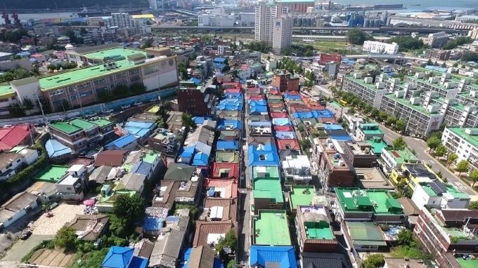 인천 중구 송월 주택재개발구역 일대. 사진=코람코자산신탁