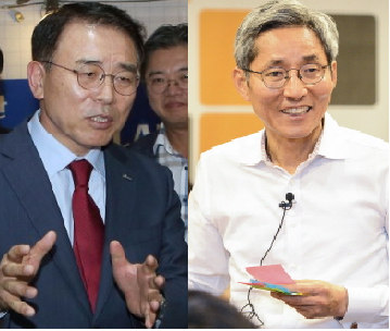 조용병 신한금융그룹 회장, 윤종규 KB금융그룹 회장