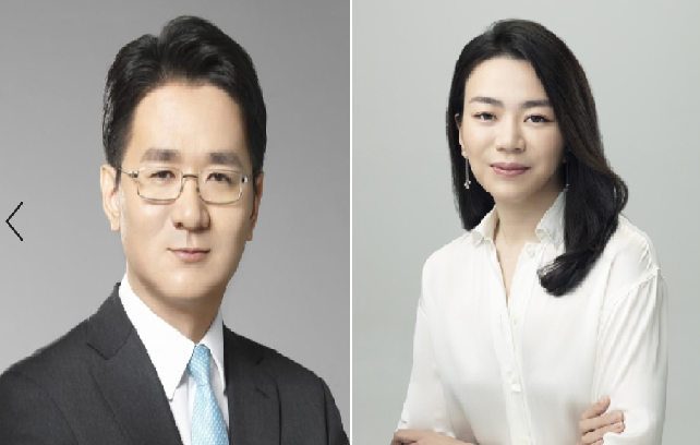 (왼쪽부터) 조원태 한진그룹 회장, 조현아 전 대한항공 부사장