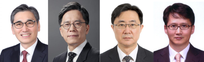 사진 왼쪽부터 노진호 우리금융지주 부사장, 황원철 우리은행 상무, 전상욱 우리은행 상무, 박일건 우리은행 TC프리미엄강남센터장. 