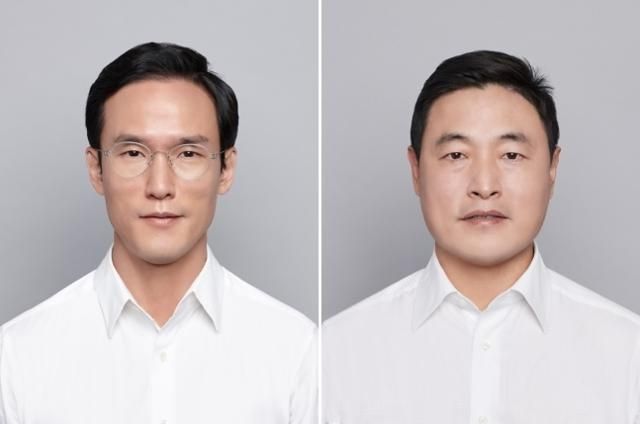 (왼쪽부터) 조현범 한국타이어 사장, 조현신 한국타이어 부회장
