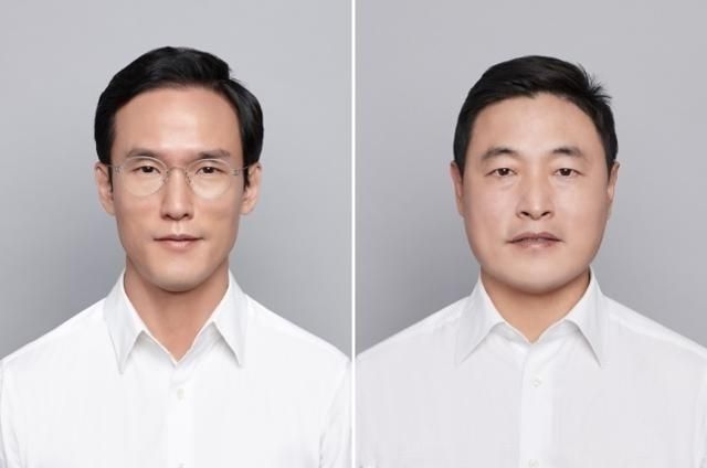(왼쪽부터) 조현범 한국타이어 사장, 조현신 한국타이어 부회장