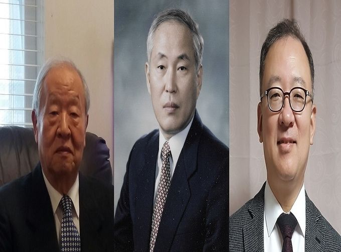 (왼쪽부터) 이종욱 서울의대 명예교수, 이무상 연세의대 명예교수, 박상준 명지병원 호흡기내과 교수.