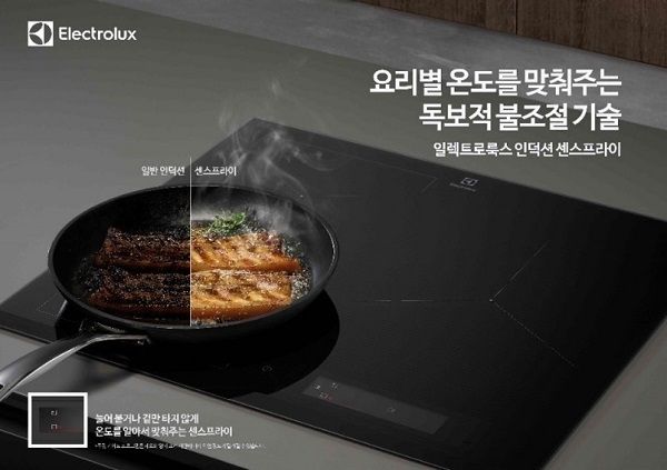 일렉트로룩스 인덕션 센스프라이, 사진=일렉트로룩스 제공