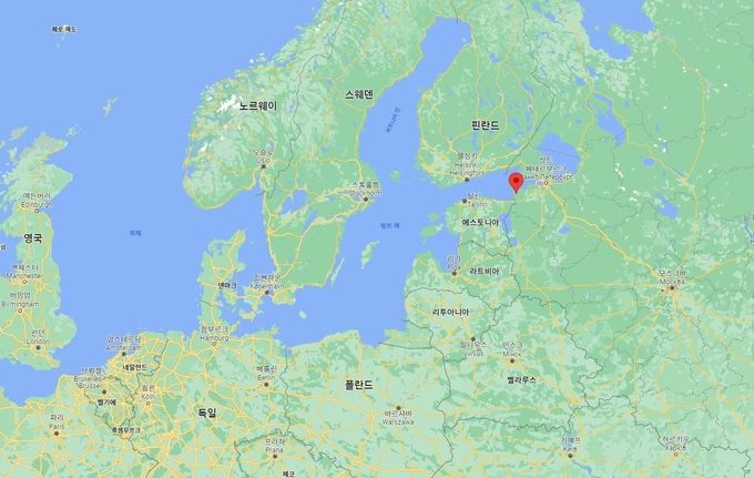 러시아 우스트-루가 위치도. 제공=DL이앤씨