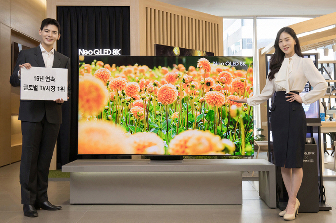 삼성전자가 글로벌 TV 시장에서 16년 연속 1위를 달성했다. 제공=삼성전자