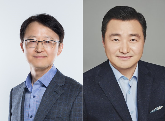 (왼쪽부터) 삼성전자 경계현 DS부문 대표이사, 노태문 MX사업부장 사장