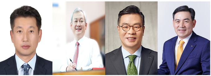 (왼쪽부터) 김상태 신한금융투자 GIB 총괄 대표, 정영채 NH투자증권 대표, 정일문 한국투자증권 대표, 김성현 KB증권 대표