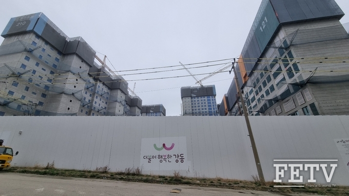 둔촌주공 재건축 공사 현장. 사진=김진태 기자