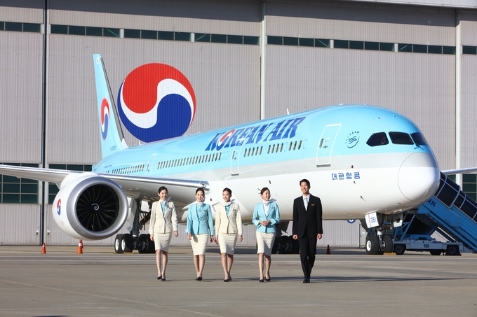 대한항공 보잉 787-9. 제공=대한항공