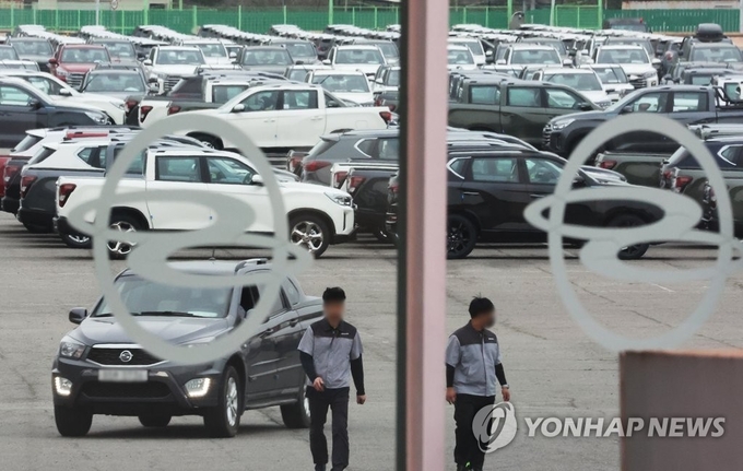 경기도 평택시 쌍용자동차 평택출고센터 모습. 제공=연합뉴스
