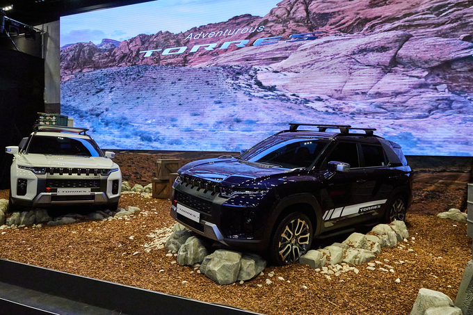 쌍용자동차 SUV 토레스 출시. 제공=쌍용자동차