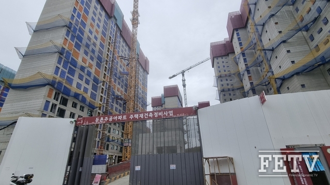 둔촌주공 재건축 공사 전경. 사진=김진태 기자