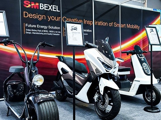 2022 영광 e-모빌리티 SM벡셀 전시 부스. 사진=SM그룹