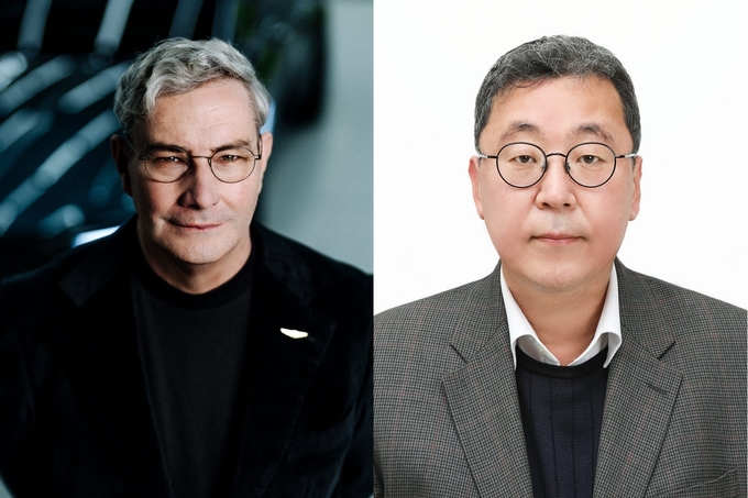 (좌)루크 동커볼케 사장과 (우)이규복 부사장. 사진=현대차그룹
