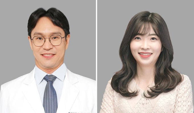 강지훈 교수, 김혜영 교수(사진=한미약품)