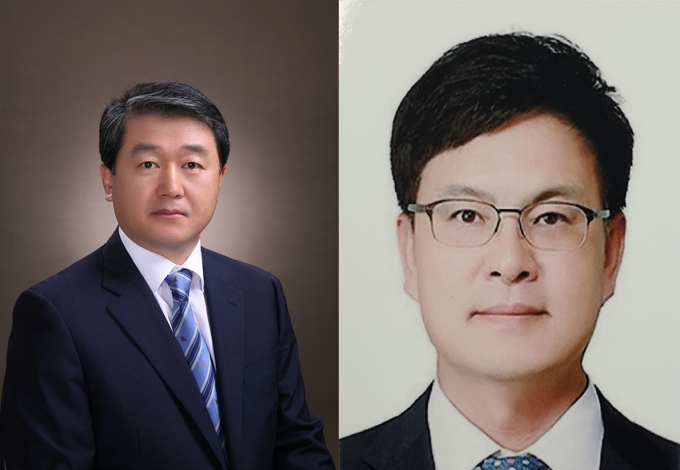 조명원 부사장(왼)과 권용봉 부사장(우). 사진=계룡건설