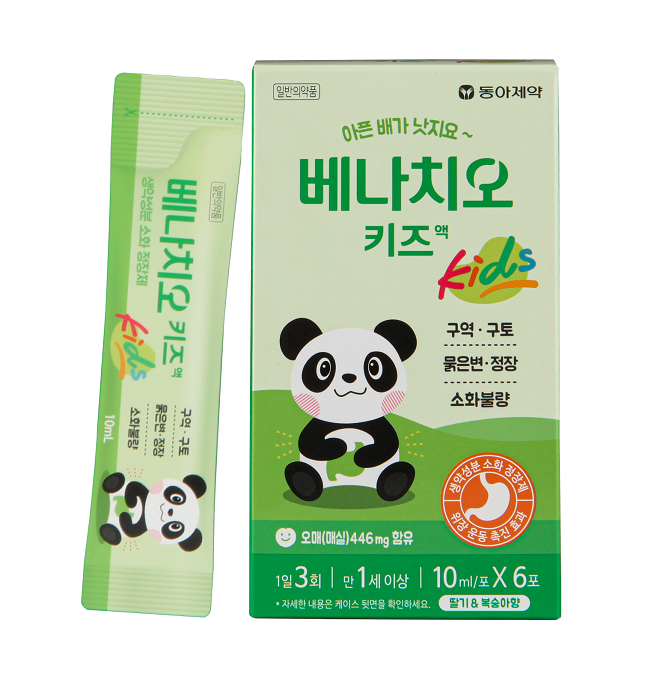 어린이 소화정장제 ‘베나치오키즈’(사진=동아제약)