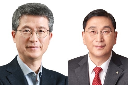 오세철 삼성물산 사장(왼쪽)과 윤영준 현대건설 사장. 사진=각 건설사