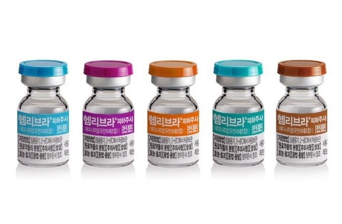 혈우병 치료제 '헴리브라'(사진=JW중외제약)