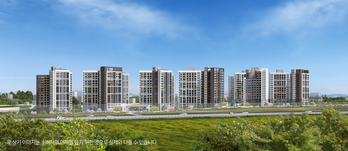 힐스테이트 원주 레스티지 투시도. 사진=현대건설