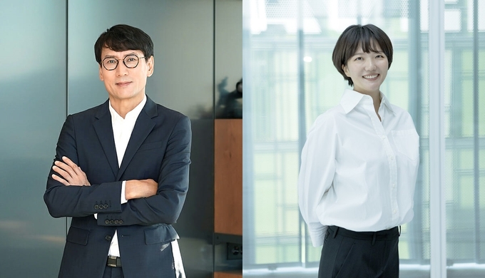 홍은택(왼쪽 사진) 카카오 대표와 최수연 네이버 대표의 모습. 