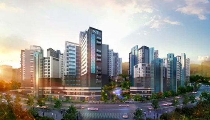 서울시 동작구 흑석동 '흑석리버파크자이' 투시도. 사진=GS건설