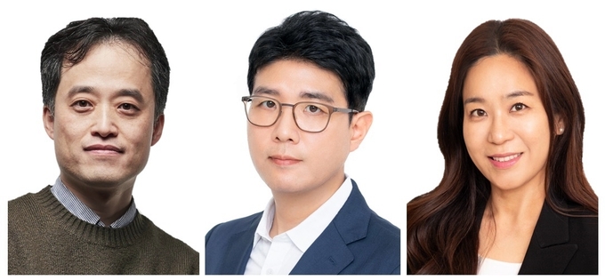 (왼쪽부터) 김정희 데이터·솔루션 그룹장, 김민수 AI·빅데이터담당, 김민정 전략영업컨설팅담당(사진=CJ대한통운)