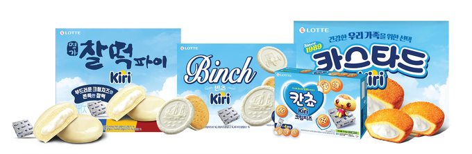 롯데웰푸드와 끼리 컬래버레이션 가을 한정판 신제품 4종. (사진=롯데웰푸드) 