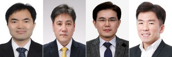 삼성바이오에피스 2024 정기 임원인사. 왼쪽부터 고유상 부사장, 백상현 부사장, 양철보 부사장, 이상민 상무. (사진제공=삼성바이오에피스)