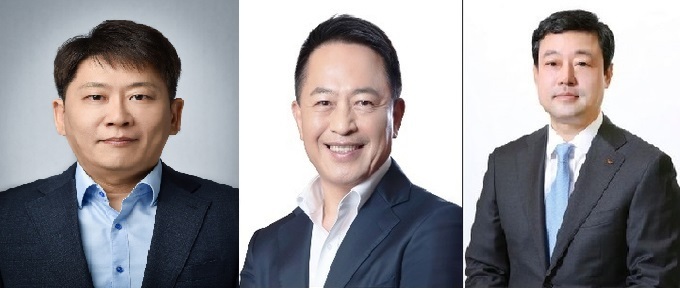 (왼쪽부터) LG에너지솔루션 김동명 대표, 삼성SDI 최윤호 대표, SK온 지동섭 사장 순(사진= 각 사)