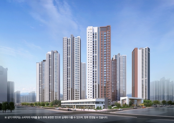 두산위브더제니스 센트럴 계양 주경 투시도(사진=두산건설)