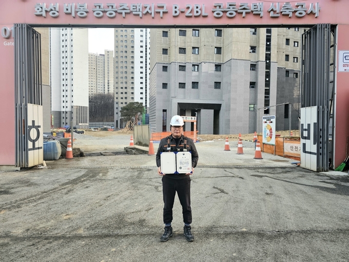 화성비봉 B-2블록의 이규재 소장(사진=호반건설)