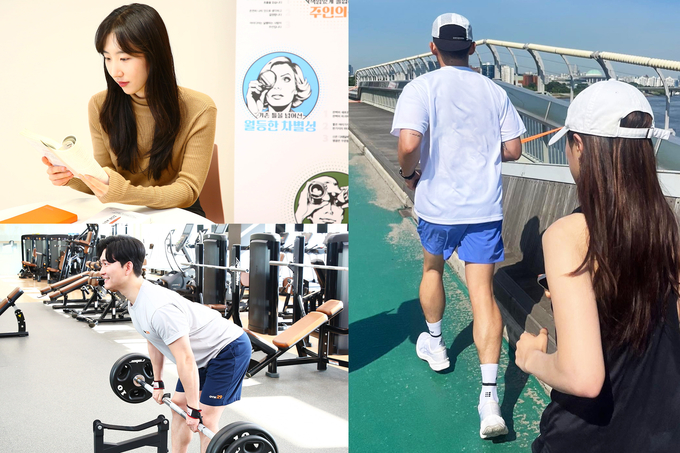 100일 챌린지를 하는 한화건설의 직원 모습(사진=한화건설)