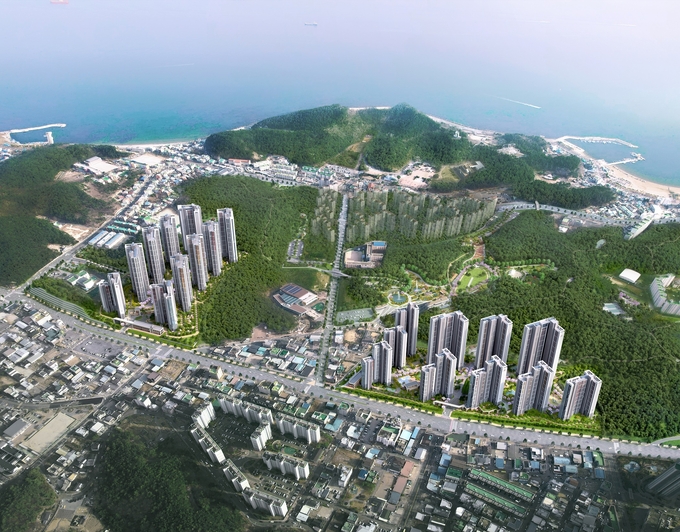 힐스테이트 환호공원 광역조감도(사진=현대건설)