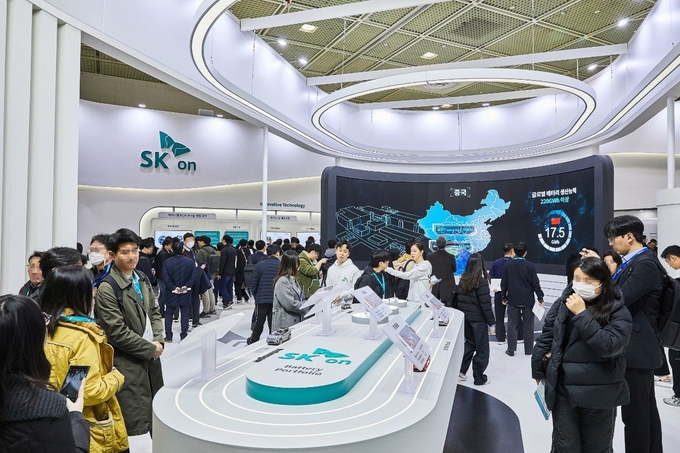 SK온이 인터배터리 2024에 참가한 모습(사진=SK온)