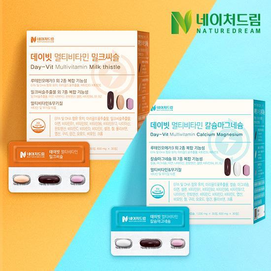 이미지=네이처드림 데이빗 멀티비타민 2종