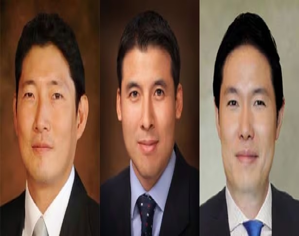 사진 왼쪽부터 조현준 효성 회장, 조현문 전 부사장, 조현상 부회장.