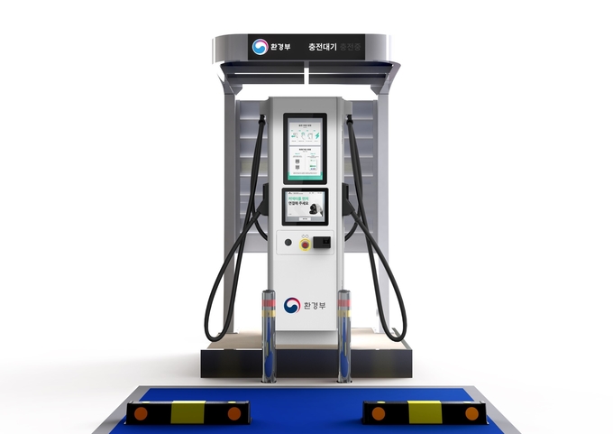 환경부에 공급된 급속충전기 200kW(킬로와트) 모습(사진=SK시그넷)