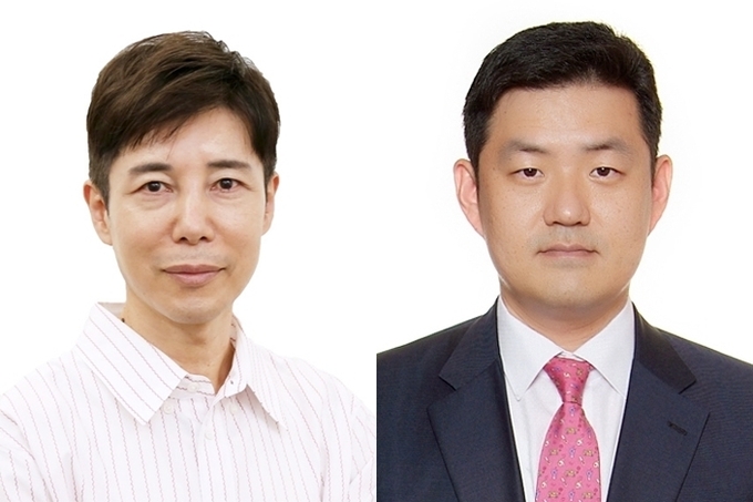 엔씨큐에이 대표이사 후보자 '김진섭'(좌), 엔씨아이디에스 대표이사 후보자 '이재진'(우)