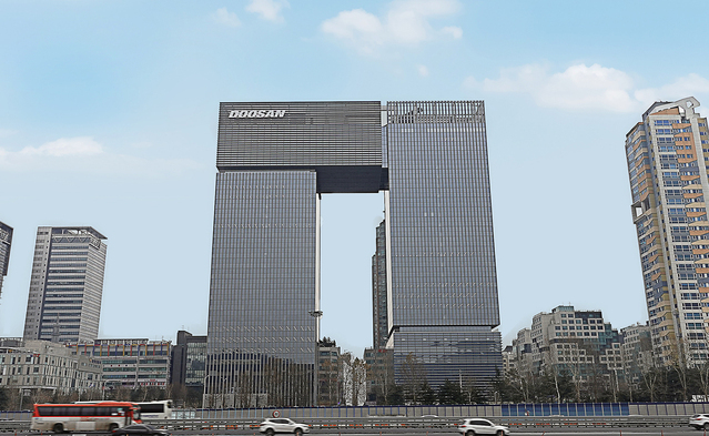 두산 신사옥 전경(사진=두산그룹)