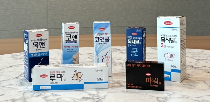  중국에 유통될 한미약품 일반의약품 7종.
