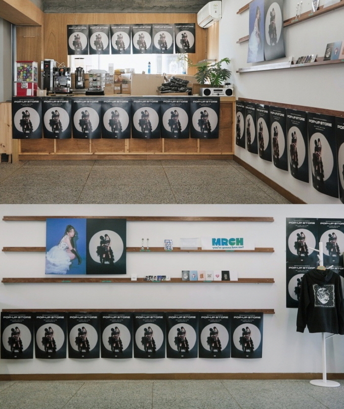 A0 주관 ‘윤마치 EP 선공개 발매 기념 팝업 스토어’ 현장 사진 / 사진=A0(에이제로)