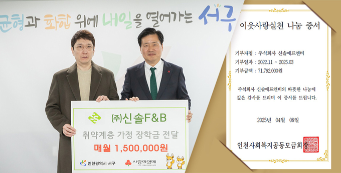 사진= ㈜신솔F&B 제공